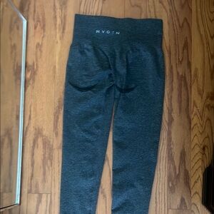 NVGTN Gray Leggings with Soft Heathered Texture